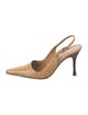 Giuseppe Zanotti Ostrich Slingback Pumps