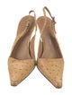Giuseppe Zanotti Ostrich Slingback Pumps