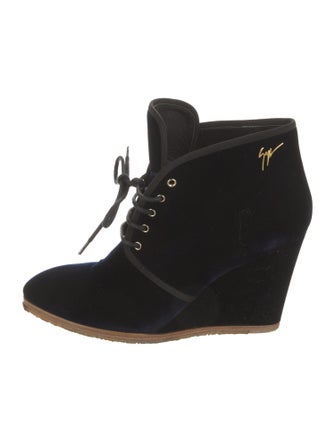 Giuseppe Zanotti Suede Lace-Up Boots