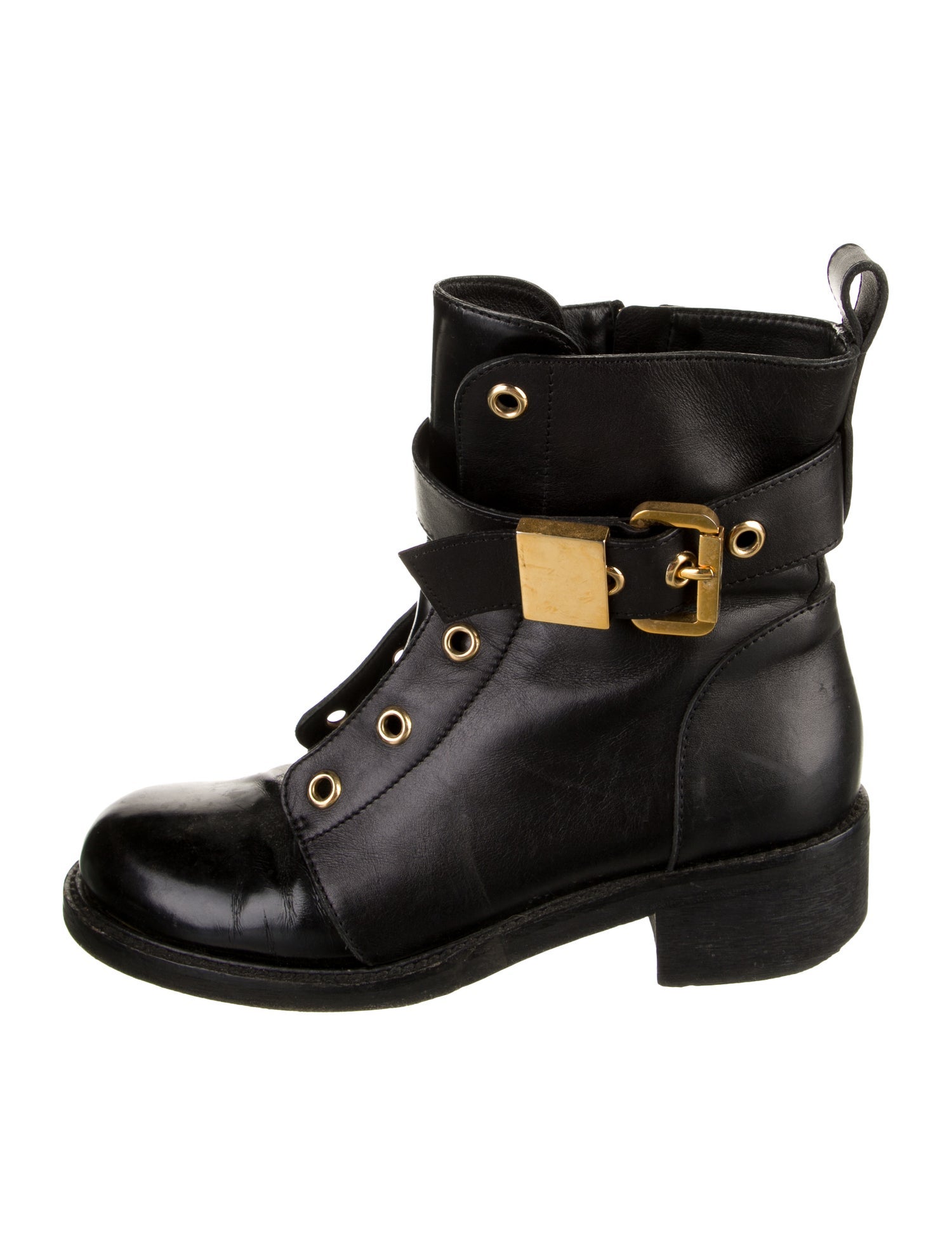 Giuseppe Zanotti Leather Lace-Up Boots