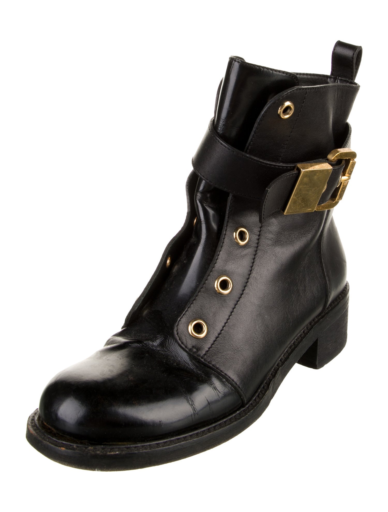 Giuseppe Zanotti Leather Lace-Up Boots