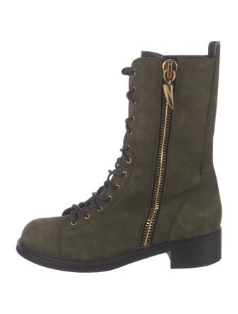Giuseppe Zanotti Suede Combat Boots