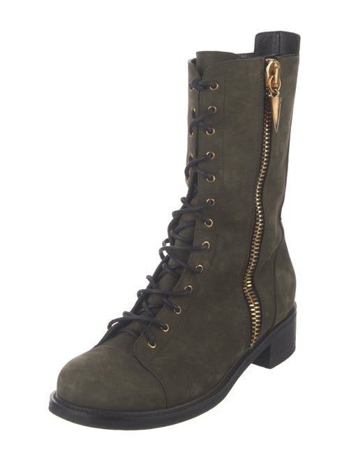 Giuseppe Zanotti Suede Combat Boots