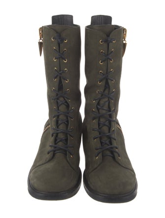 Giuseppe Zanotti Suede Combat Boots