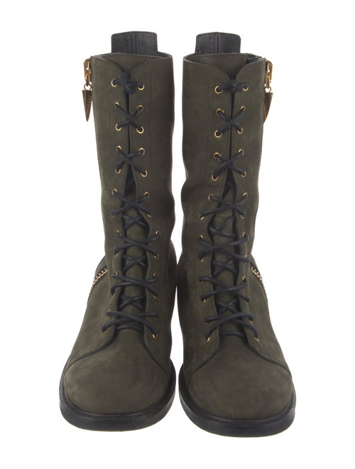 Giuseppe Zanotti Suede Combat Boots