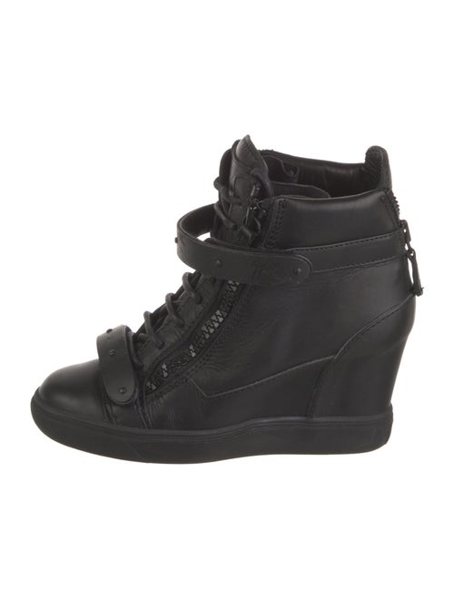 Giuseppe Zanotti Leather Lace-Up Boots