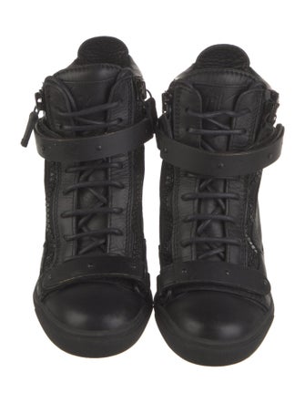 Giuseppe Zanotti Leather Lace-Up Boots