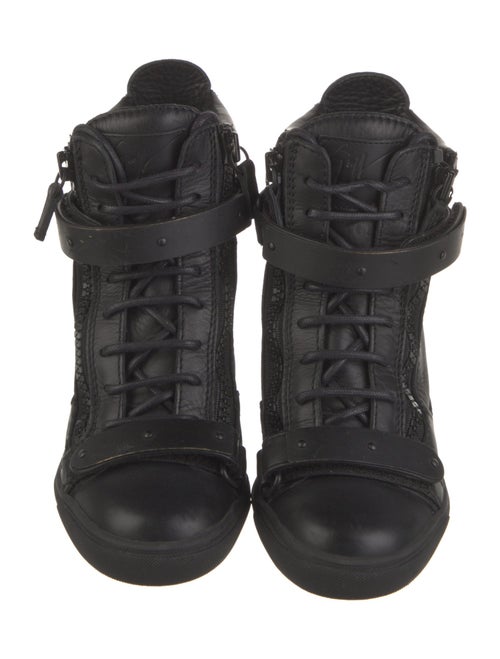 Giuseppe Zanotti Leather Lace-Up Boots