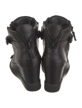 Giuseppe Zanotti Leather Lace-Up Boots