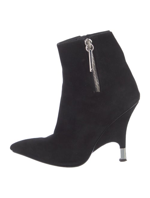 Giuseppe Zanotti Suede Chain-Link Accents Sock Boots
