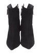 Giuseppe Zanotti Suede Chain-Link Accents Sock Boots