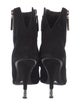Giuseppe Zanotti Suede Chain-Link Accents Sock Boots