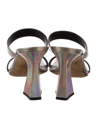 Giuseppe Zanotti Patent Leather Slides