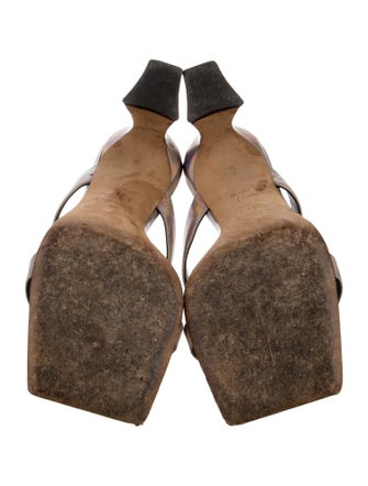 Giuseppe Zanotti Patent Leather Slides