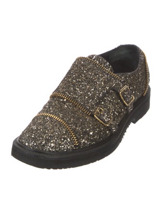Giuseppe Zanotti Glitter Monk Straps