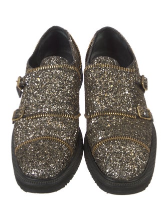Giuseppe Zanotti Glitter Monk Straps