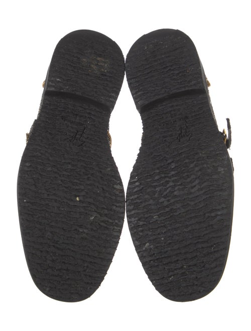 Giuseppe Zanotti Glitter Monk Straps