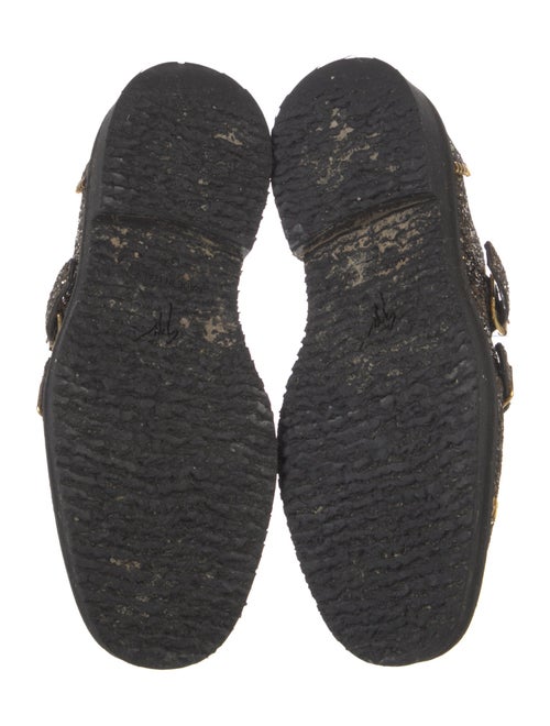 Giuseppe Zanotti Glitter Monk Straps