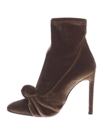 Giuseppe Zanotti Velvet Sock Boots