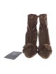 Giuseppe Zanotti Velvet Sock Boots
