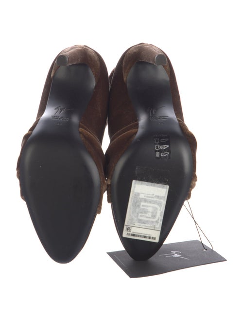 Giuseppe Zanotti Velvet Sock Boots