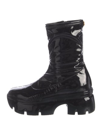 Giuseppe Zanotti Patent Leather Combat Boots