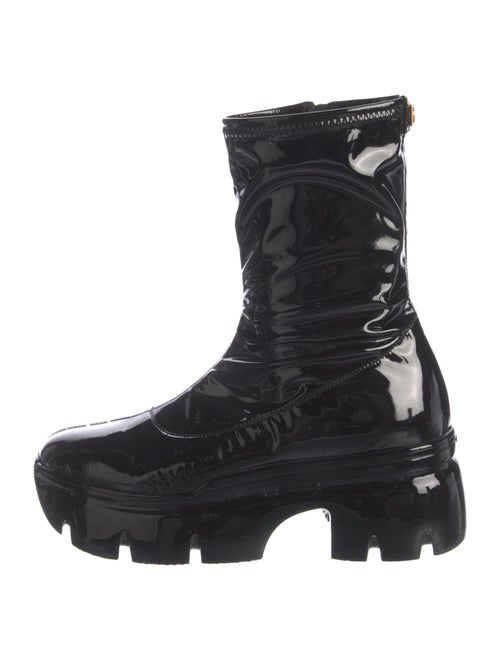 Giuseppe Zanotti Patent Leather Combat Boots