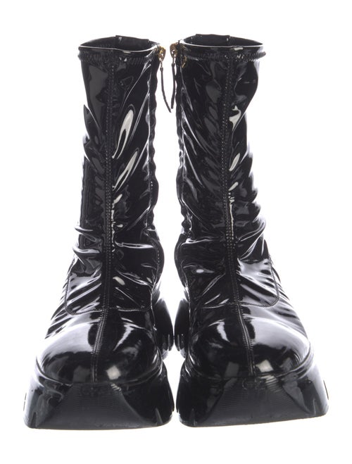 Giuseppe Zanotti Patent Leather Combat Boots