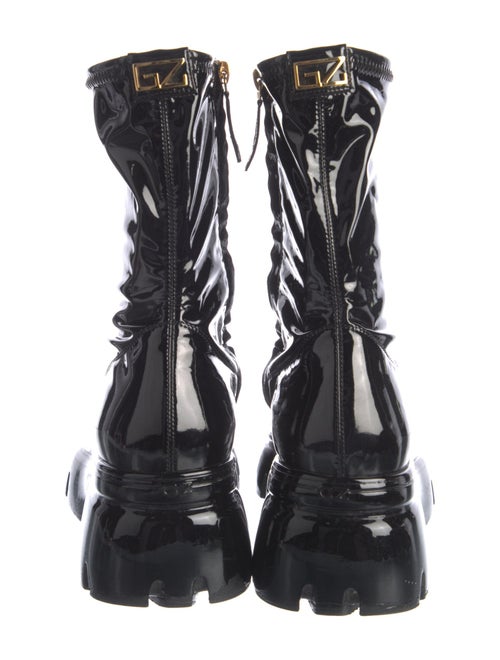 Giuseppe Zanotti Patent Leather Combat Boots