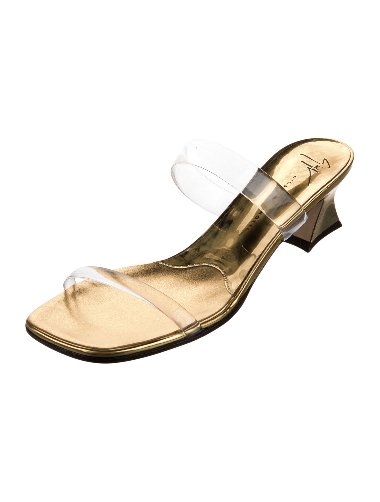 Giuseppe Zanotti Leather Slides