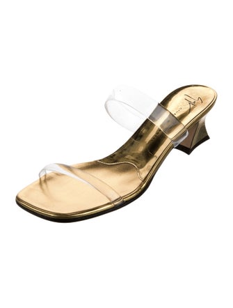 Giuseppe Zanotti Leather Slides