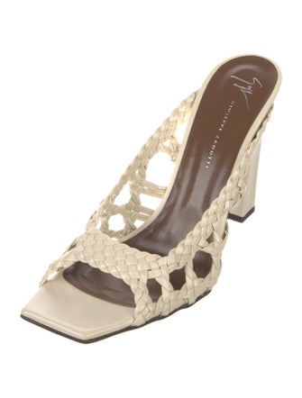 Giuseppe Zanotti Leather Slides