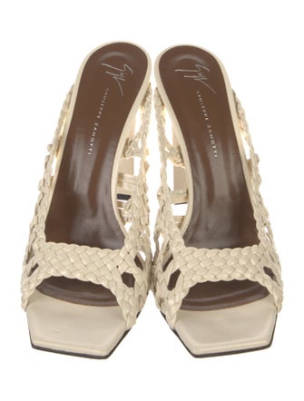 Giuseppe Zanotti Leather Slides