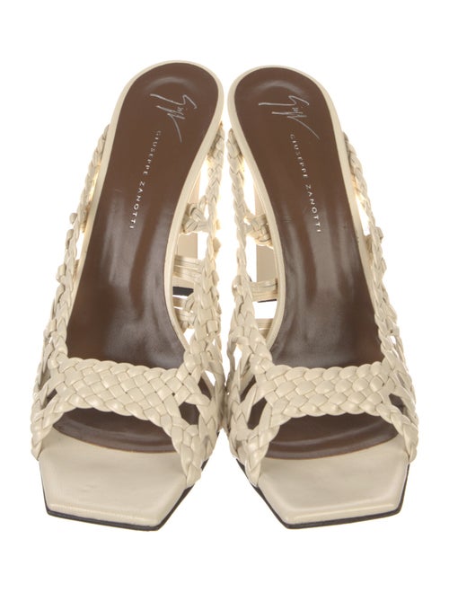 Giuseppe Zanotti Leather Slides