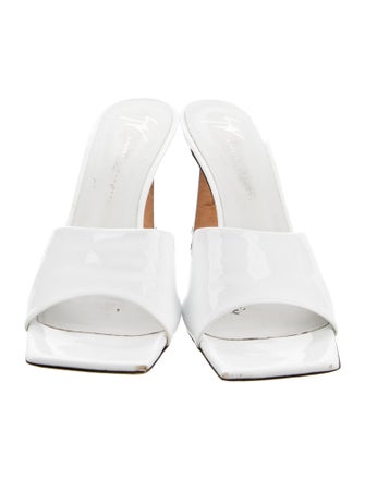 Giuseppe Zanotti Patent Leather Slides