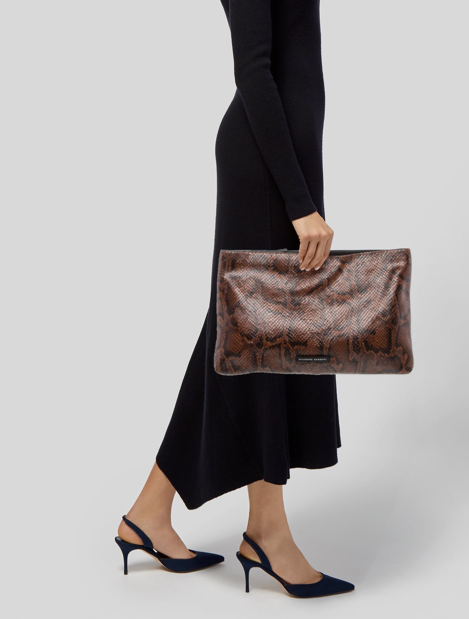 Giuseppe Zanotti Snakeskin Clutch