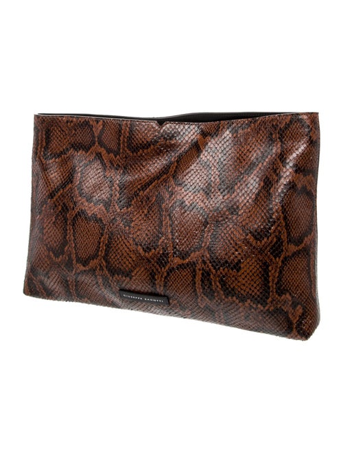 Giuseppe Zanotti Snakeskin Clutch