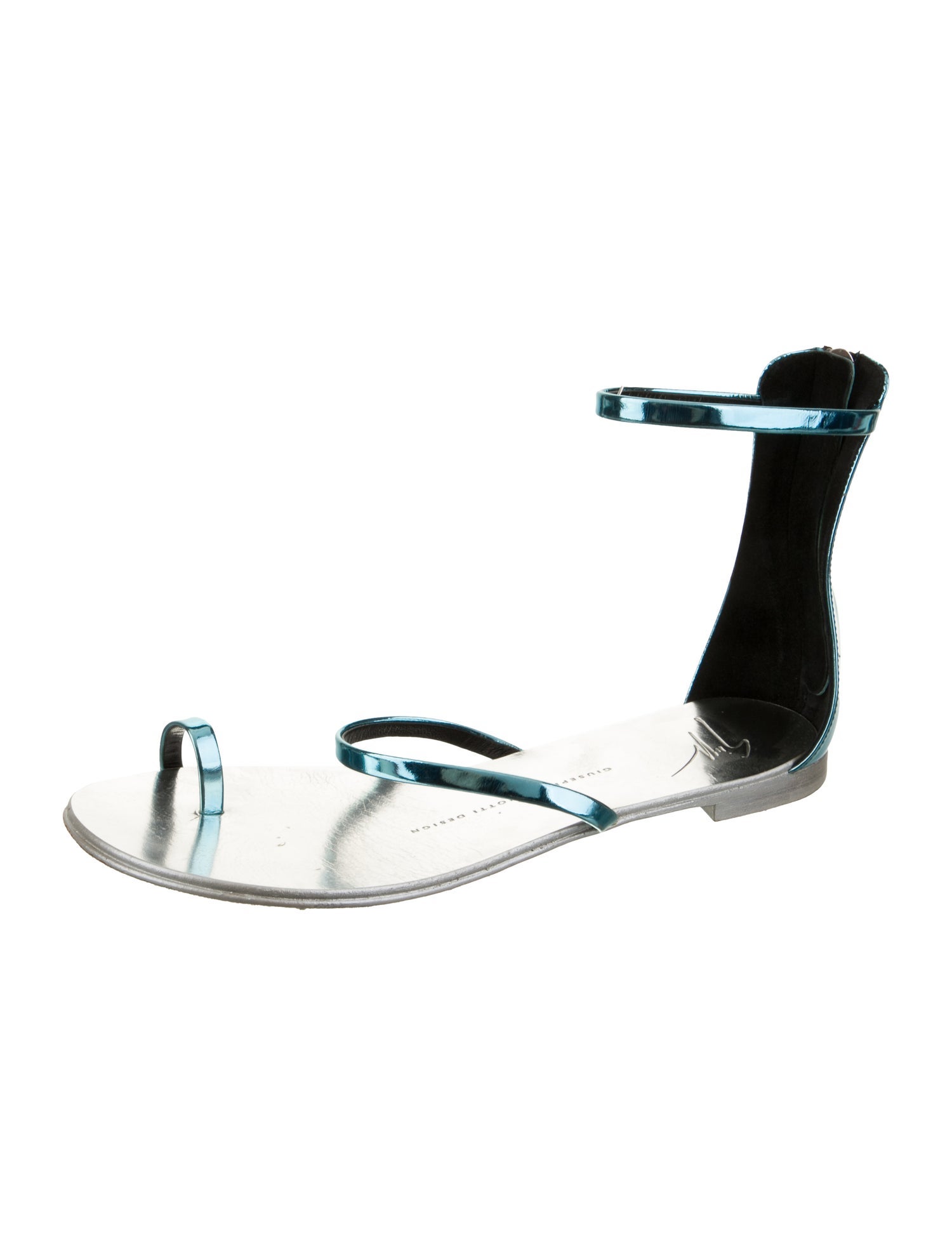 Giuseppe Zanotti Patent Leather Slingback Sandals