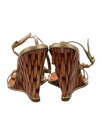 Giuseppe Zanotti Leather T-Strap Sandals