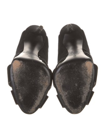 Giuseppe Zanotti Suede Cutout Accent Mules