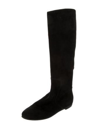 Giuseppe Zanotti Suede Riding Boots