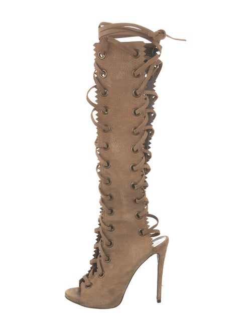 Giuseppe Zanotti Suede Lace-Up Boots