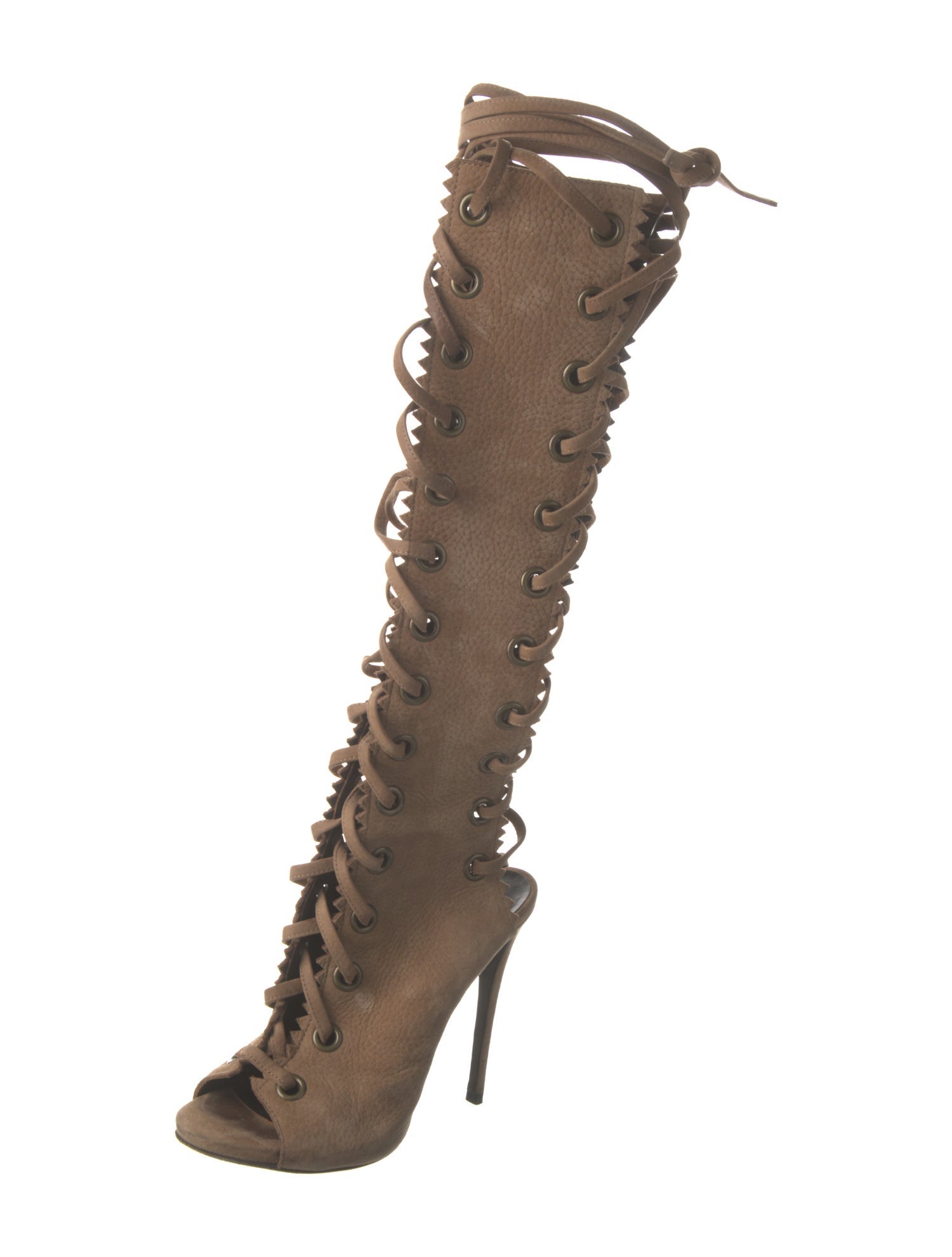 Giuseppe Zanotti Suede Lace-Up Boots