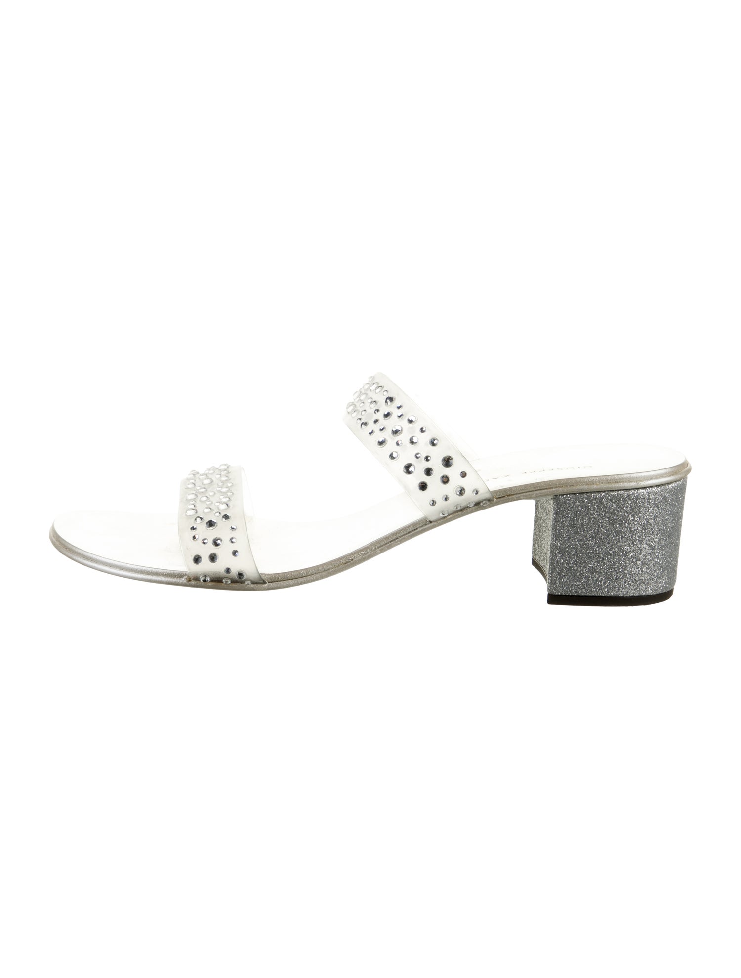 Giuseppe Zanotti PVC Crystal Embellishments Slides