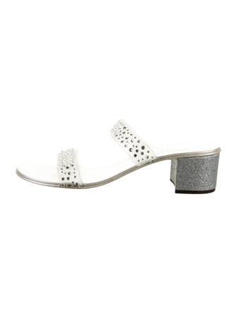 Giuseppe Zanotti PVC Crystal Embellishments Slides