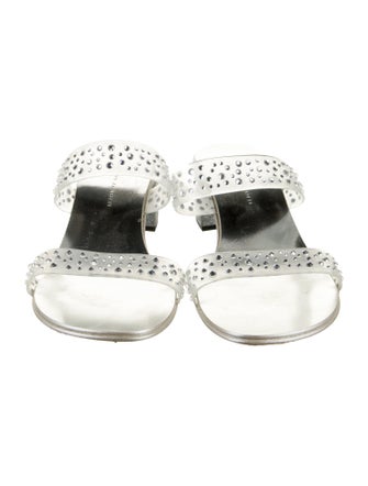 Giuseppe Zanotti PVC Crystal Embellishments Slides