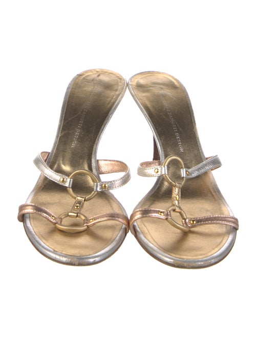 Giuseppe Zanotti Leather Slides