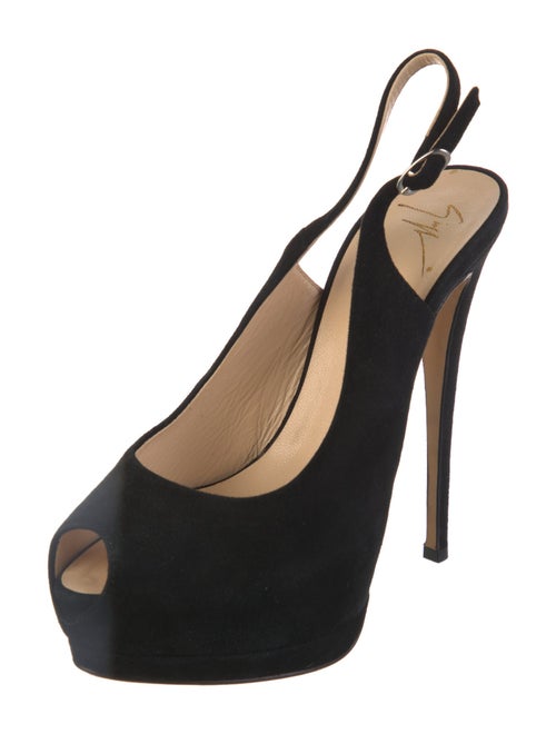 Giuseppe Zanotti Suede Slingback Pumps
