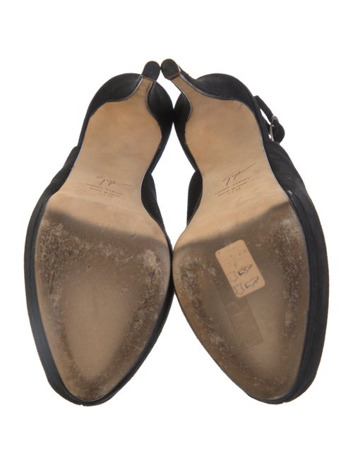 Giuseppe Zanotti Suede Slingback Pumps