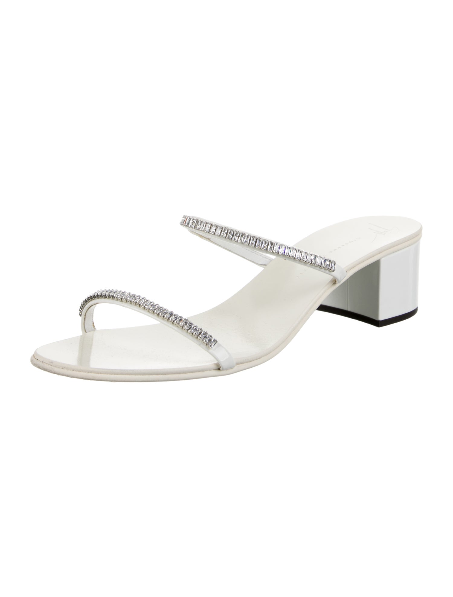 Giuseppe Zanotti Crystal Crystal Embellishments Slides